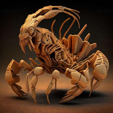 3D model Euscorpiidae (STL)